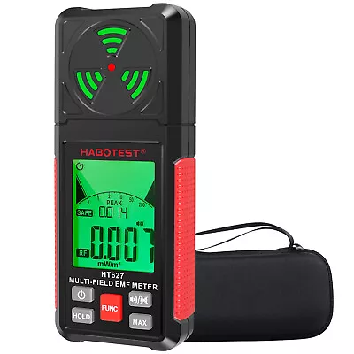 Electromagnetic Field Radiation Detector Portable LCD Display EMF Reader Meter ㄜ • $60.79