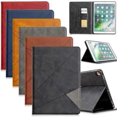 Leather Wallet Flip Smart Case For New IPad 5 6 7 8 9 Mini 5 4 3 Air Pro 11 12.9 • £16.79