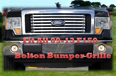 For 2009- 2014 2010 2011 2012 2013 14 12 13 Ford F150 Bumper Billet Grille • $29.99