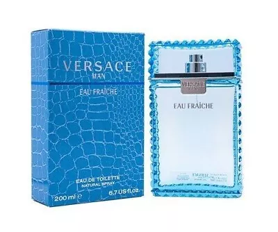 Versace Man Eau Fraiche For Men 6.7  EDT Spray NEW SEALED • $75