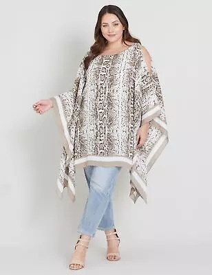 BeMe - Plus Size - Womens Tops -  Snake Print Kaftan Top • $17.46