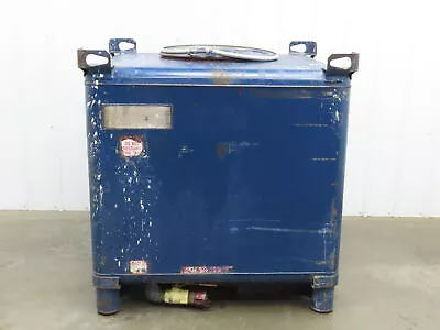 Clawson Container Steel Liquid Storage Tank 345 Gal Stackable IBC Tote • $1199.97