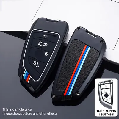 $13.77 • Buy Metal Protection Car Key Case Cover Fob Shell For BMW X3 X4 X5 X6 3 4 5 7 Series