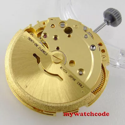 Golden Plated Japan 21 Jewels Miyota 8215 Date Automatic Mechanical Movement  • $34.99