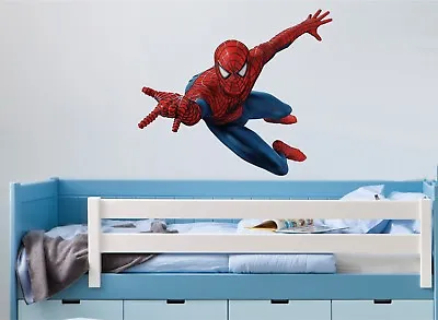 £7.45 • Buy SPIDERMAN WALL ART STICKER - 5 X Great Sizes - Great Decal For Any Room