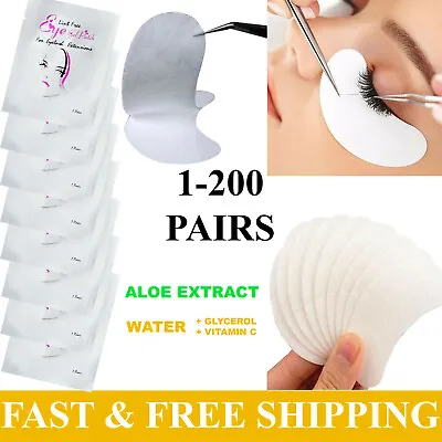 £15.75 • Buy Salon Eyelash Lash Extensions Under Eye Gel Pads Lint Free Patches Make Up