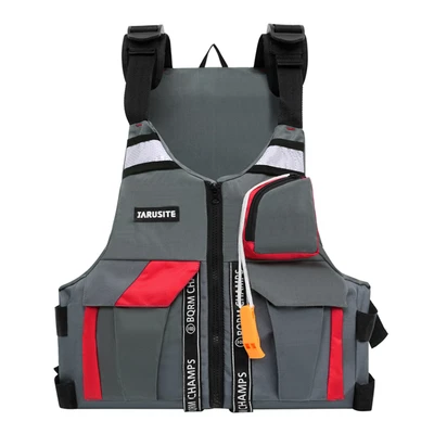 $43.40 • Buy Fishing Life Jacket Adults Life Vest Safety Float Suit For Kayaking Fishing E7Y6