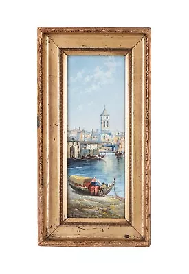 Girolamo Gianni Italian 1837-1895 Original Watercolor Painting Venice Signed • $495