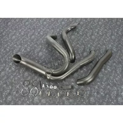 V-Twin Manufacturing Black 2 Into 1 Exhaust Pipe Headers - 30-0769 • $446.78