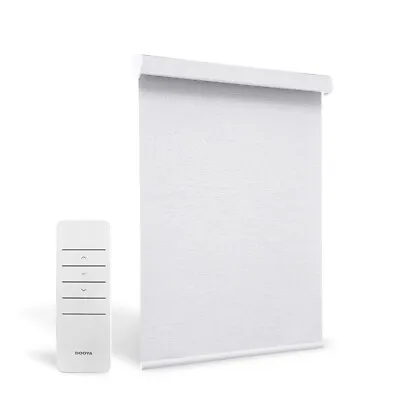 Waterproof 100% Blackout Electric Roller Shade Motorized Window Blinds-4 Colors • $225.99