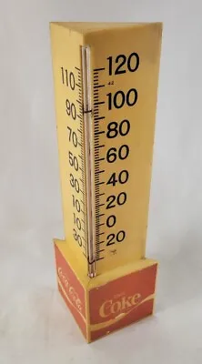 Vintage Plastic Coca-Cola Triangular Thermometer Made In USA • $32.88
