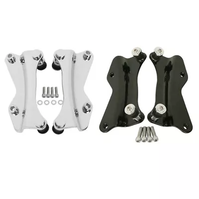 4 Point Docking Hardware Kit Fit For Harley Road King Glide 2014-23 Chrome/Black • $22.99