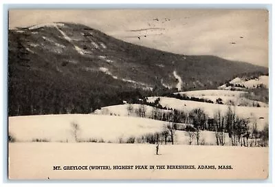 1940 Mt. Greylock Highest Peak In The Berkshire Adams Massachusetts MA Postcard • $14.98