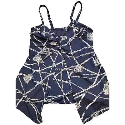 Miracle Suit Love Knot Tankini Top Sz 12 • $32.29