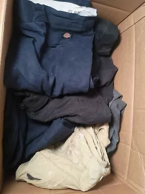 £9.99 • Buy 6 Pairs Of Dickies Trousers DAMAGED Different Material Types Repair Or Upcycle