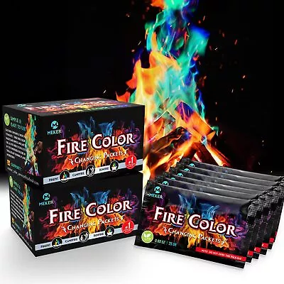 Fire Color Changing Packets - Fire Pit Campfires Outdoor Fireplaces Bonfir... • $30.88