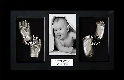 Stunning New Baby Girl Boy Twins 3D Casting Kit Newborn Christening Gift Casts • £60.42