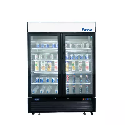 Atosa MCF8723GR 2 GLASS Door REFRIGERATOR • $3081