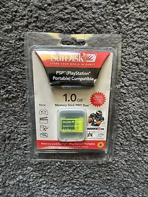 Brand New Sealed Sandisk Memory Stick Pro Duo 1GB - Sony PSP • $99.99