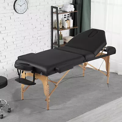 77-86 Inches Massage Table Portable Massage Bed With 4 Inches Thick Foam Pad • $179.91
