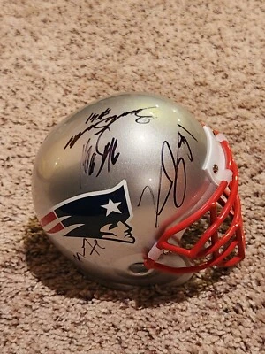 $149.99 • Buy Multi Signed New England Patriots Mini Helmet - Matthew Slater, David Andrews +5