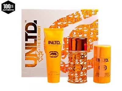 UNLTD The Exhibit By Marc Ecko 3pc Set - 3.4 Z EDT Sp+2.5 Oz Deo+3.0 Oz S Gel • $59.99