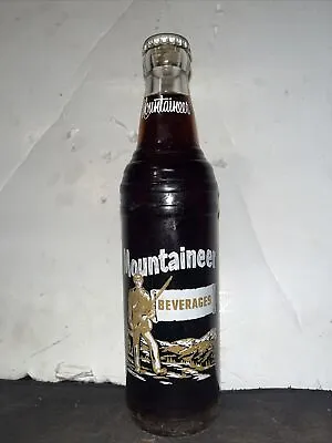 $10.99 • Buy Full 10 Oz. Mountaineer Root Beer Soda Bottle, Pennsboro W.VA. , Made By Coca C-