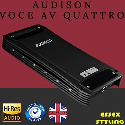 Audison AV Quattro Voce Series 4-Channel AMP 800Watts Car Audio Amplifier New In • £999