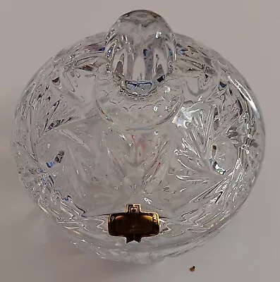 Vintage Kristal Zajecar Lead Crystal Lidded Bowl Yugoslavia • $17