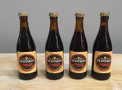 Set 4 Vintage 1970s Collectable Miniature Guinness Bottle 8.5cm • £14.99