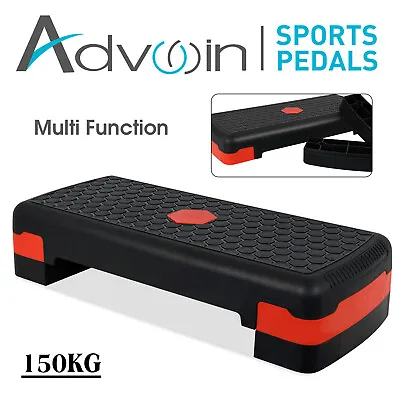 Advwin Aerobic Step Exercise Stepper Steps Home Gym Fitness Block Bench Riser • $38.90