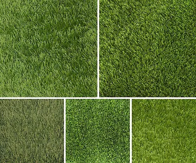 £0.99 • Buy 5m Wide Artificial Grass Astro Selection 30mm 40mm 45mm Lawn Garden Cheap Fake 