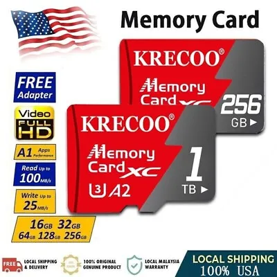 256GB 1TB Micro SD Card Memory Card Ultra Class 10 TF Camera Phone Cards Lot • $4.99