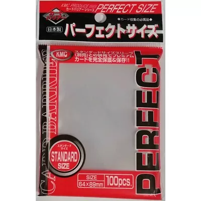 100 KMC Perfect Size SLEEVES 64 X 89 Mm Inner Fit MTG & Pokemon Standard Size • $8.99