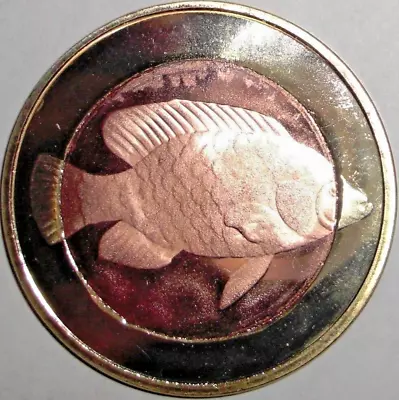 2013 Corisco Bimetallic Coin 500 Ekuele Fish Animal Wildlife • $5.39