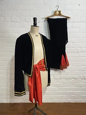 True Vintage 1920’s 1930’s Theatrical Fancy Dress Costume Flamenco Matador Male • £195