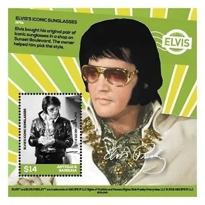 Antigua & Barbuda 2019 - Elvis Presley His Life Sheetlet C - MNH • $8.95