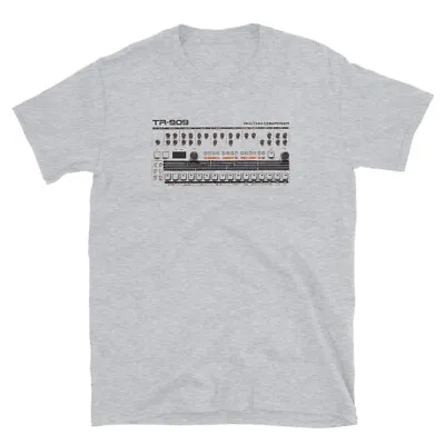 Roland Inspired TR 909 Drum Machine Short-Sleeve Unisex T-Shirt • $25