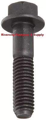 (6) 3/8-16x4 Grade 8 Hex Head Flange / Frame Bolts / Cap Screws 3/8x16x4 / 3/8x4 • $18.88