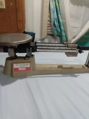 Ohaus Triple Beam Balance Mechanical Scale 700 800 Series 2610 Grams 5lbs 2oz • $35