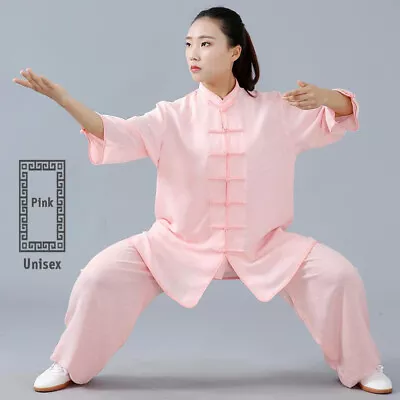 Chinese Martial Arts Tai Chi Uniform Kung Fu Wingchun Suit Wushu Training Outfit • $44.99