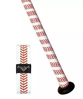Bat Grip Tape Baseball Softball Baseball Stitch Pattern 1.1mm By Ballpark Elite • $11.99