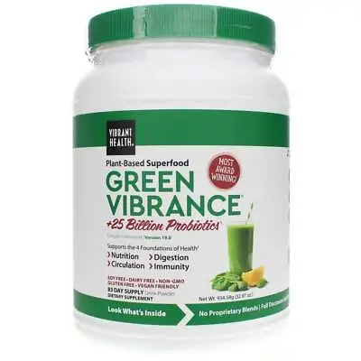 $104.80 • Buy Vibrant Health Green Vibrance 32.97oz 83 Servings