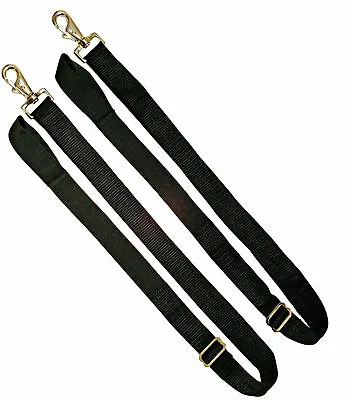 Gee Tac Horse Rug Leg Strap Adjustable X2 With Carbine Clips • £10.95