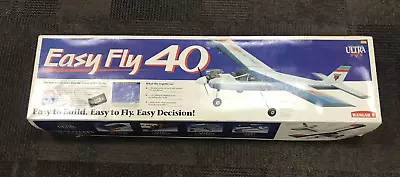Vintage Easy Fly40 Model Airplane With Futuba Skysport 4 Rc System And Hp Motor • $1199