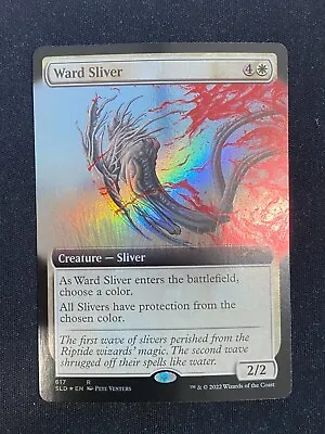 Ward Sliver (EXTENDED FOIL) - Secret Lair Magic MTG • £7.43