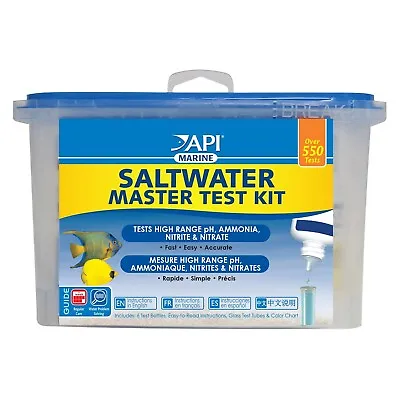API Saltwater Master Test Kit For Saltwater Aquarium 550-Test Kit • £24.49
