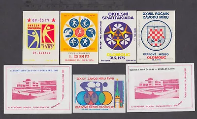 Series Of Old Czechoslovakian Unofficial Matchbox Labels 6. • $1.60