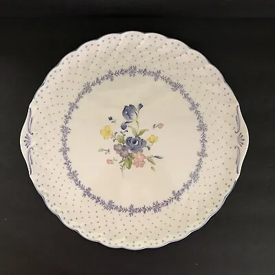 Nikko Iris Peonies Polka Dot Fine Tableware Serving Platter • $47.68