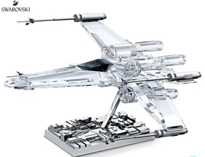 £299.95 • Buy Swarovski Crystal, Disney,Star Wars, X-Wing Fighter Figurine. Brand New!